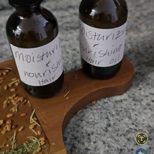 Kids Hair Moisturizing Oil - Brown Bottle